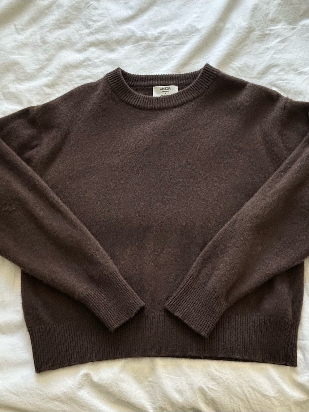Brown Cashmere Sweater Small